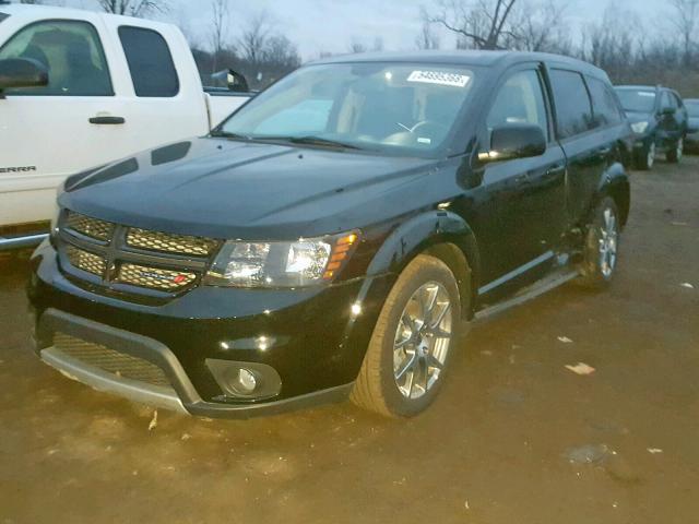 3C4PDCEGXJT338956 - 2018 DODGE JOURNEY GT BLACK photo 2