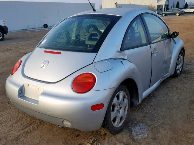 3VWCK21C92M424222 - 2002 VOLKSWAGEN NEW BEETLE Gümüş foto 4