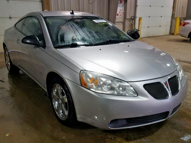 1G2ZH17N184190407 - 2008 PONTIAC G6 GT SILVER photo 1