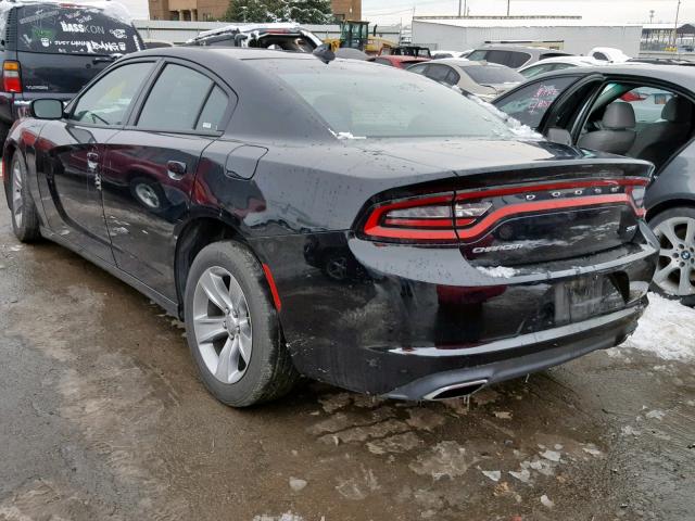 2C3CDXHGXHH574998 - 2017 DODGE CHARGER SX BLACK photo 3