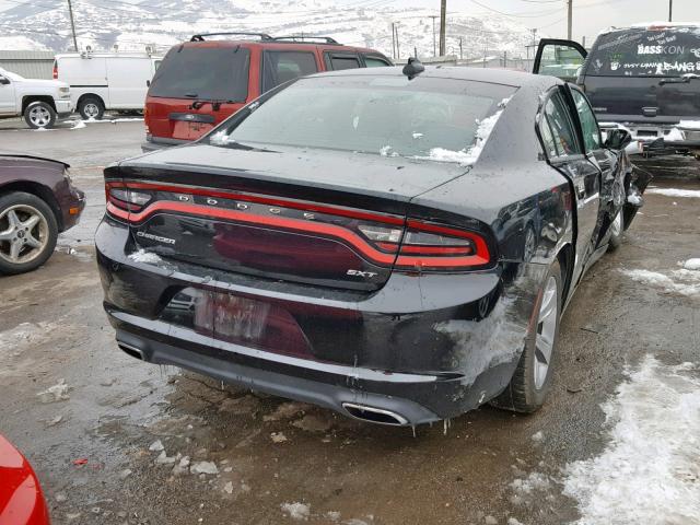 2C3CDXHGXHH574998 - 2017 DODGE CHARGER SX BLACK photo 4