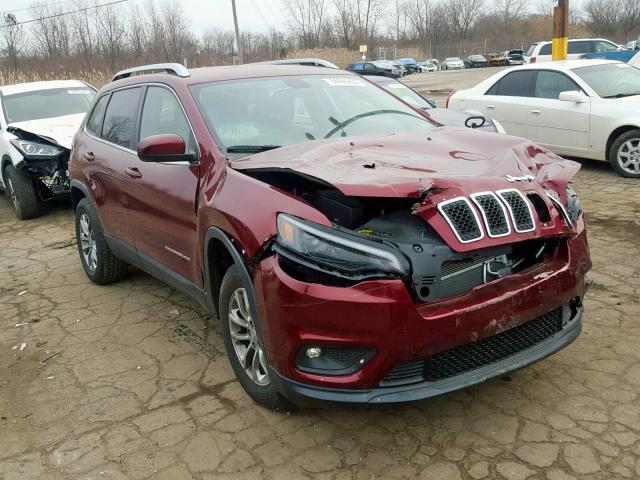 1C4PJMLB9KD198671 - 2019 JEEP CHEROKEE L RED photo 1