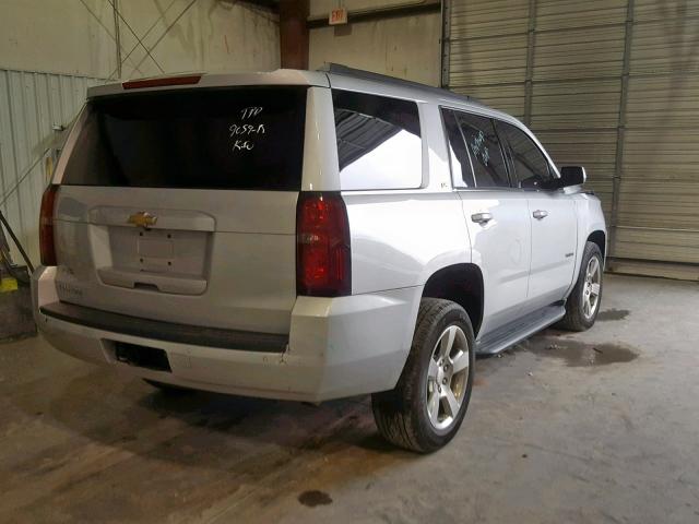 1GNSKAKC3GR334388 - 2016 CHEVROLET TAHOE K150 SILVER photo 4