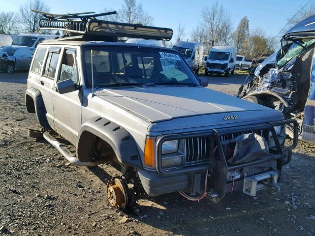 1J4FJ78S6ML505173 - 1991 JEEP CHEROKEE L GRAY photo 1