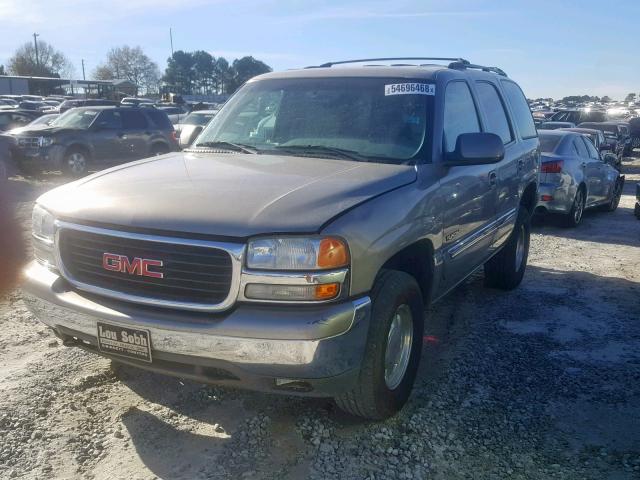 1GKEC13Z92J175782 - 2002 GMC YUKON GRAY photo 2