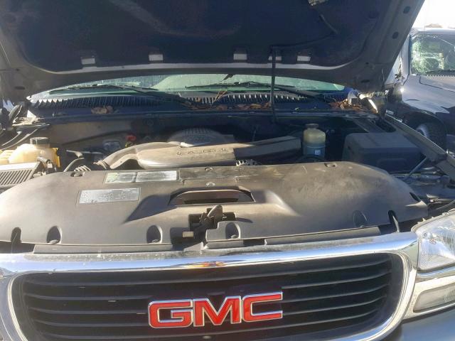 1GKEC13Z92J175782 - 2002 GMC YUKON GRAY photo 7