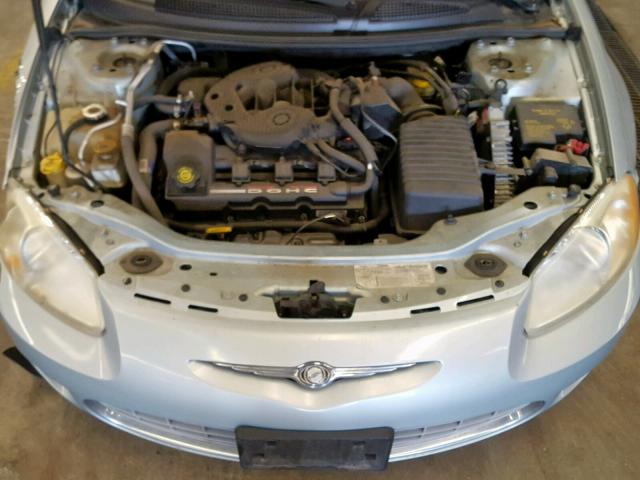 1C3EL56R72N229141 - 2002 CHRYSLER SEBRING LX SILVER photo 7