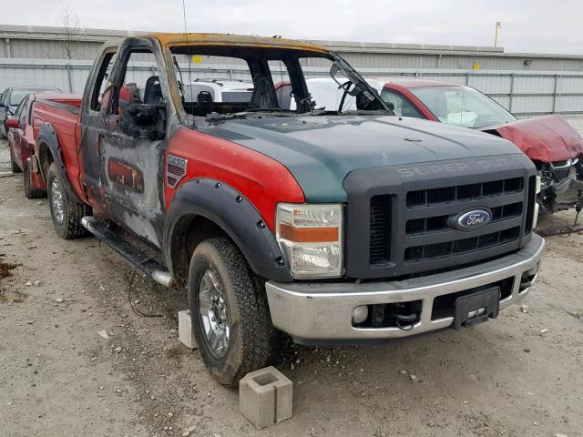 1FTSX21R78EB61280 - 2008 FORD F250 SUPER RED photo 1