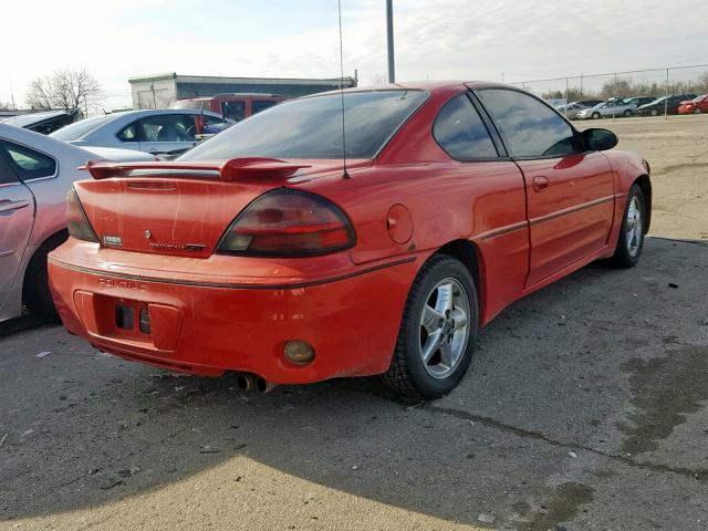 1G2NW12E83C197753 - 2003 PONTIAC GRAND AM G RED photo 4