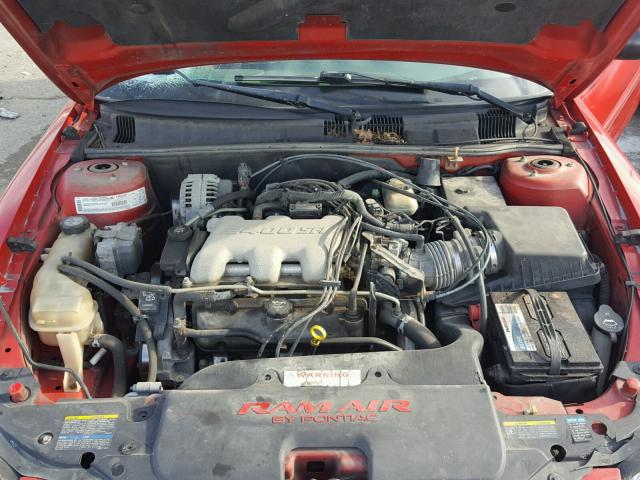 1G2NW12E83C197753 - 2003 PONTIAC GRAND AM G RED photo 7