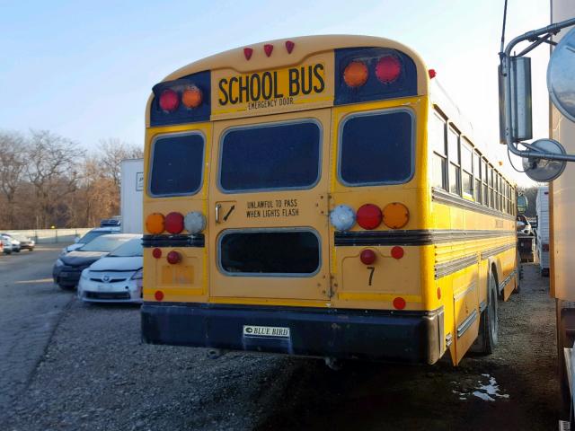 1BAKGCKAX7F247541 - 2007 BLUE BIRD SCHOOL BUS YELLOW photo 4