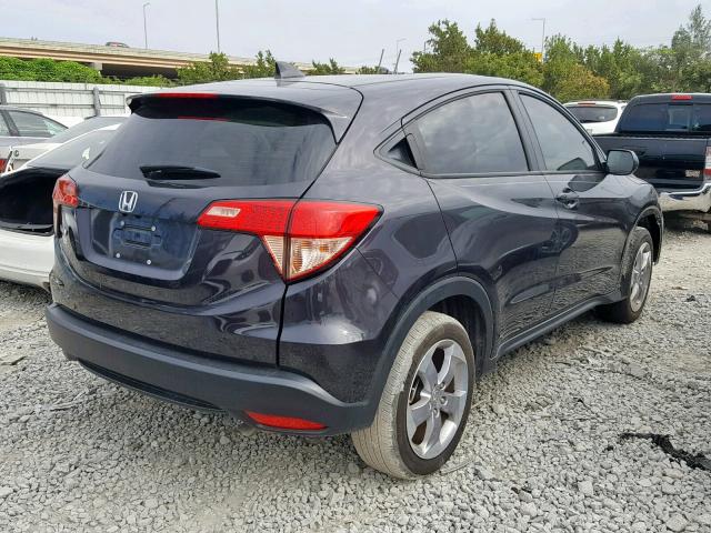 3CZRU5H3XHM705155 - 2017 HONDA HR-V LX BLACK photo 4