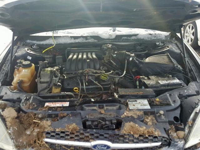 1FAHP55U71A191781 - 2001 FORD TAURUS SES BLACK photo 7