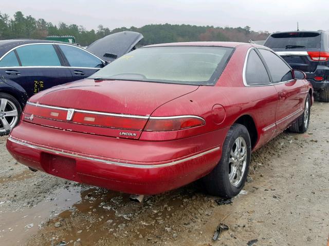 1LNLM91V1RY736696 - 1994 LINCOLN MARK VIII RED photo 4