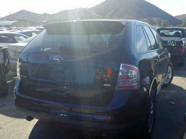 2FMDK38C89BA99427 - 2009 FORD EDGE SEL BLACK photo 4