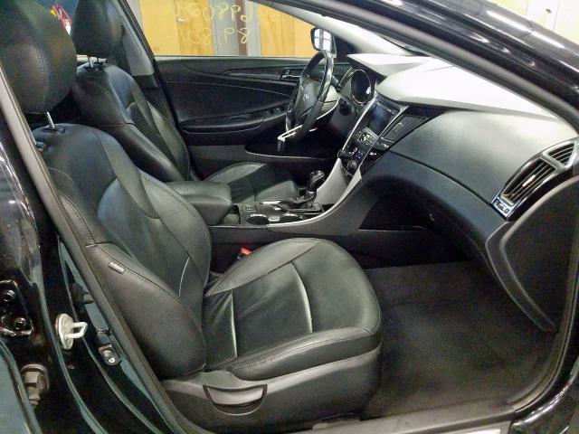 5NPEC4AC3BH161302 - 2011 HYUNDAI SONATA SE BLACK photo 5