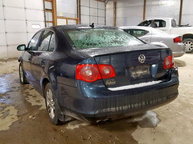 3VWFT71K56M852602 - 2006 VOLKSWAGEN JETTA TDI BLUE photo 3