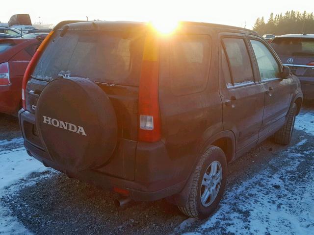 JHLRD78873C816773 - 2003 HONDA CR-V EX BLACK photo 4