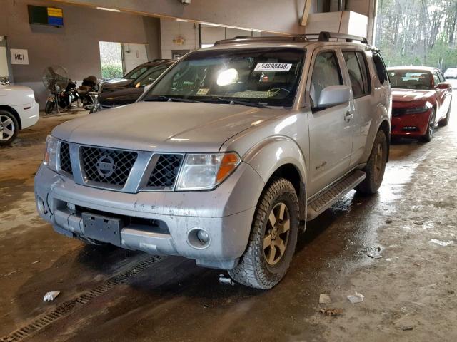 5N1AR18W67C633437 - 2007 NISSAN PATHFINDER SILVER photo 2