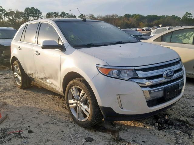 2FMDK3KC1EBA17511 - 2014 FORD EDGE LIMIT WHITE photo 1