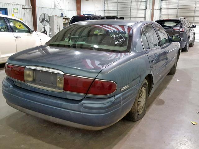 1G4HR54K02U273531 - 2002 BUICK LESABRE LI BLUE photo 4