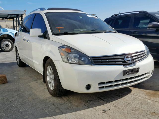 5N1BV28U88N101584 - 2008 NISSAN QUEST S WHITE photo 1