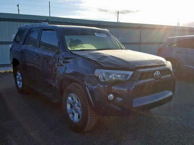 JTEBU5JR9G5350534 - 2016 TOYOTA 4RUNNER SR BLUE photo 1