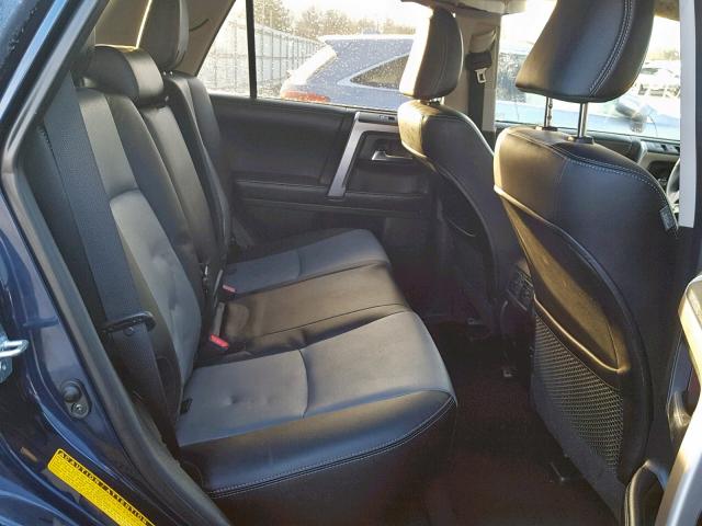 JTEBU5JR9G5350534 - 2016 TOYOTA 4RUNNER SR BLUE photo 6