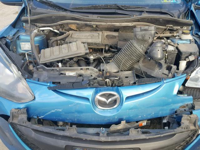 JM1DE1HZ2B0119070 - 2011 MAZDA MAZDA2 BLUE photo 7