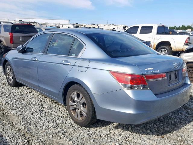 1HGCP2F43BA152318 - 2011 HONDA ACCORD LXP BLUE photo 3