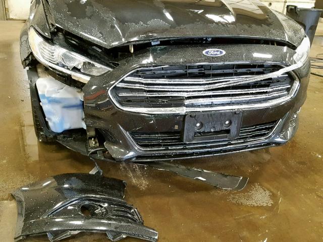 3FA6P0SU1FR247242 - 2015 FORD FUSION TIT BLACK photo 9