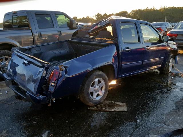 1GCDSCF95C8100670 - 2012 CHEVROLET COLORADO L BLUE photo 4
