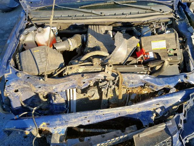 1GCDSCF95C8100670 - 2012 CHEVROLET COLORADO L BLUE photo 7