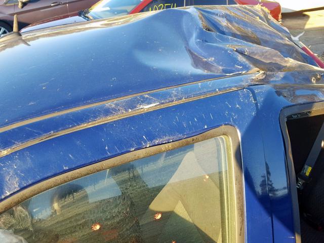 1GCDSCF95C8100670 - 2012 CHEVROLET COLORADO L BLUE photo 9