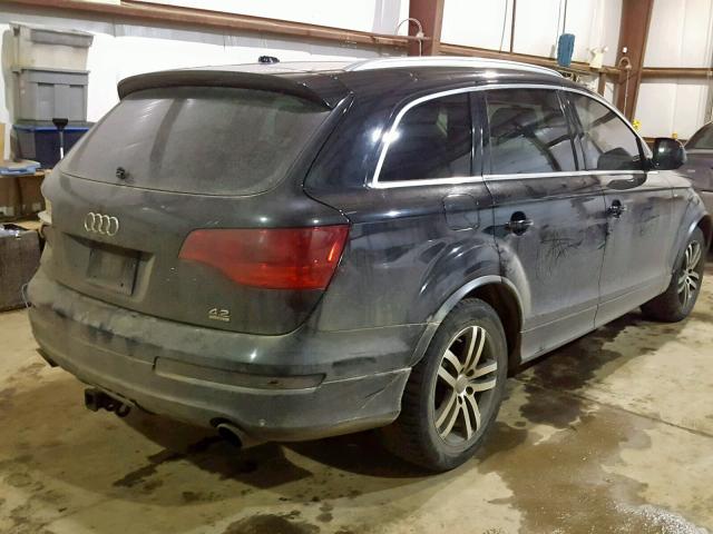 WA1EV74L77D097666 - 2007 AUDI Q7 4.2 QUA BLACK photo 4