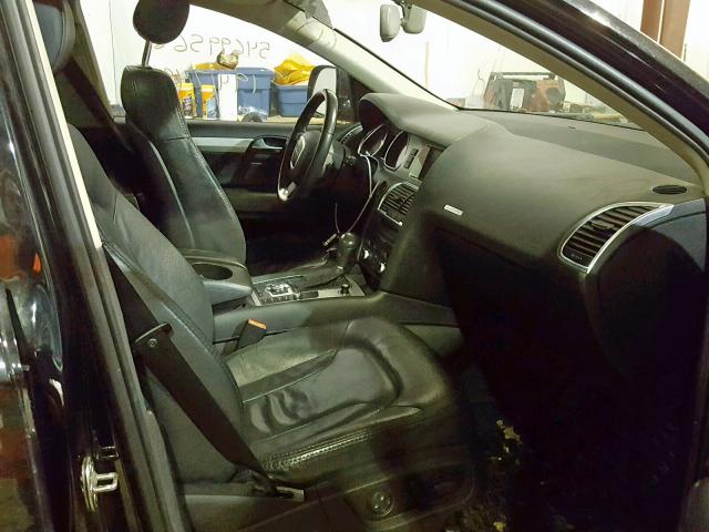 WA1EV74L77D097666 - 2007 AUDI Q7 4.2 QUA BLACK photo 5