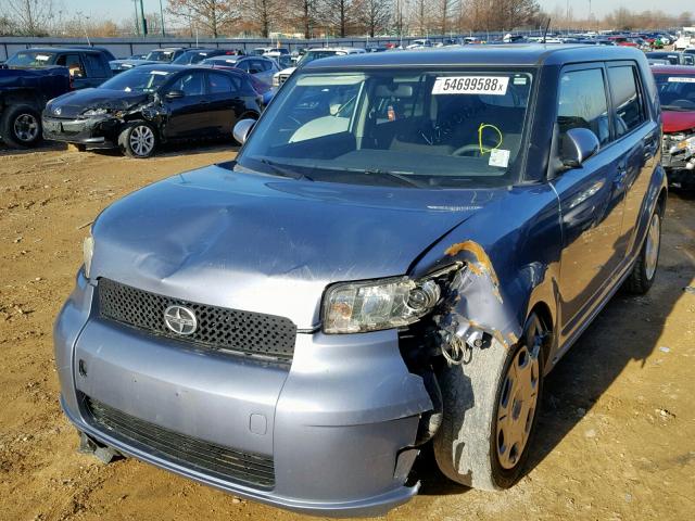 JTLKE50E091062139 - 2009 TOYOTA SCION XB Сұр фото 2