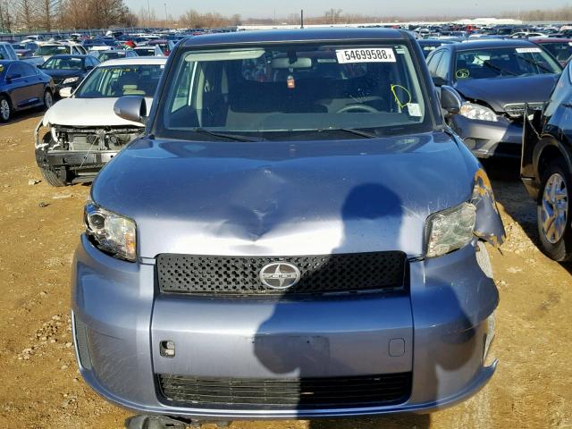 JTLKE50E091062139 - 2009 TOYOTA SCION XB Сұр фото 9