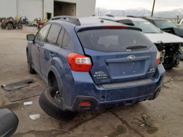 JF2GPACC6DH871032 - 2013 SUBARU XV CROSSTR BLUE photo 3