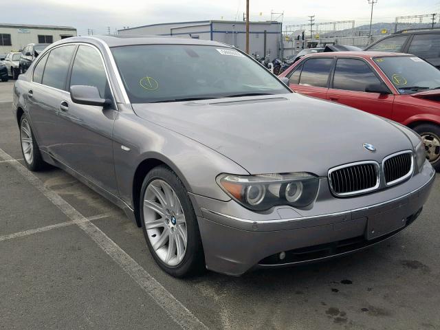 WBAGN63575DS60130 - 2005 BMW 745 LI GRAY photo 1