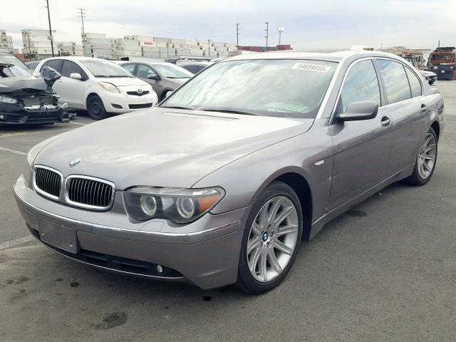 WBAGN63575DS60130 - 2005 BMW 745 LI GRAY photo 2