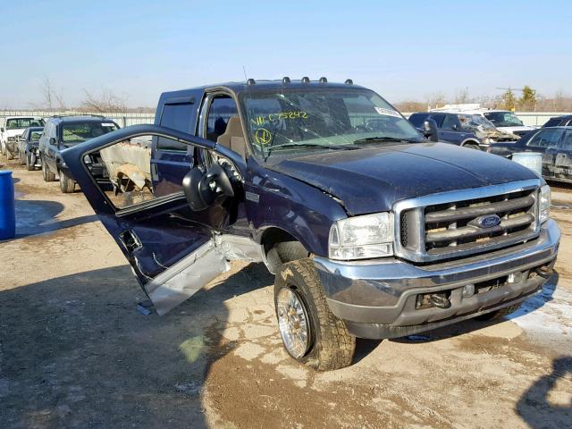 1FTSW31F22EC75242 - 2002 FORD F350 SRW S BLUE photo 1