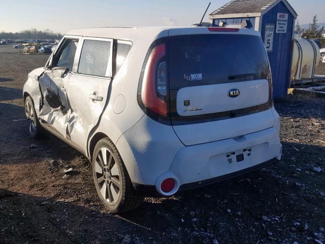 KNDJX3A58E7096020 - 2014 KIA SOUL ! WHITE photo 3