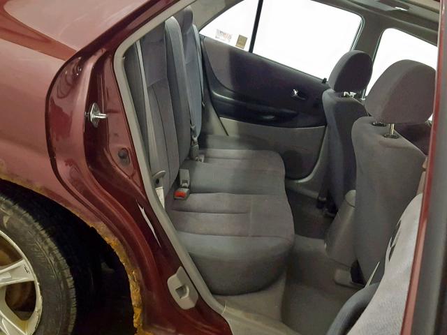 JM1BJ225X31201915 - 2003 MAZDA PROTEGE DX MAROON photo 6