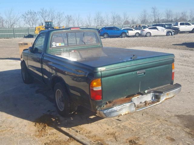 4TANL42N7XZ419090 - 1999 TOYOTA TACOMA GREEN photo 3