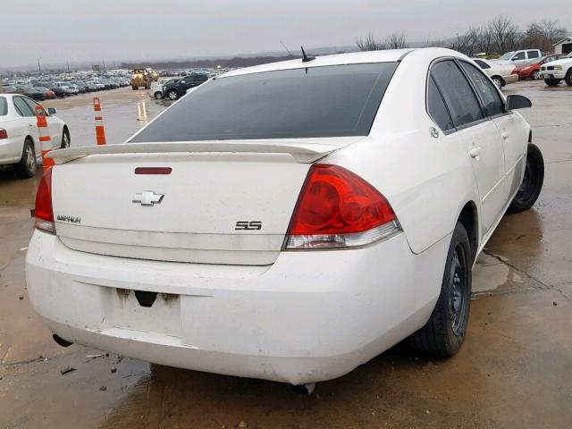 2G1WD58C879217122 - 2007 CHEVROLET IMPALA SUP Ақ фото 4
