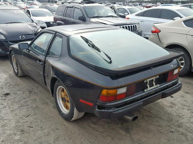 WP0AA0945FN475839 - 1985 PORSCHE 944 BLACK photo 3