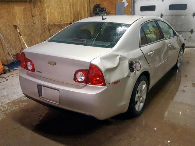 1G1ZB5EB3AF144853 - 2010 CHEVROLET MALIBU LS 米色 照片 4