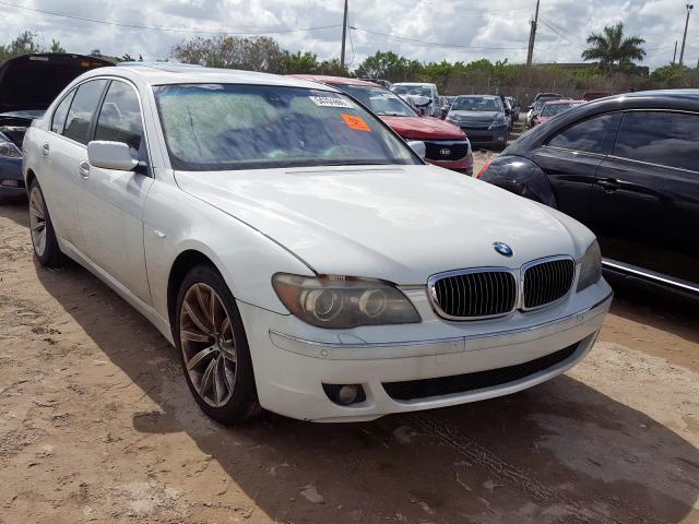 WBAHL83597DT10468 - 2007 BMW 750 I WHITE photo 1