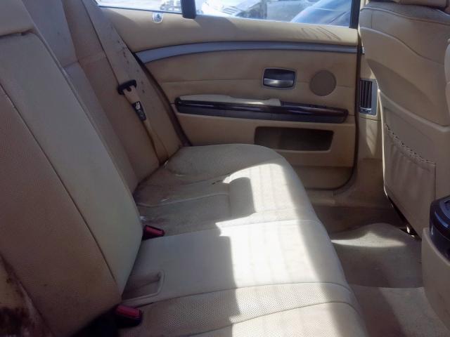 WBAHL83597DT10468 - 2007 BMW 750 I WHITE photo 6